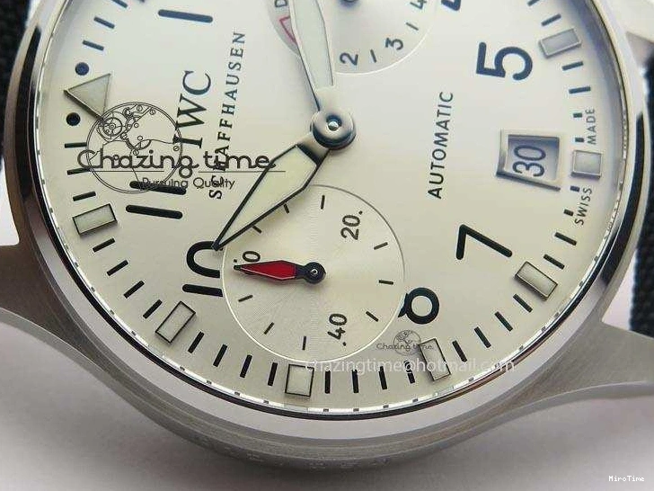 MIROTIME 0215 Big Pilot Real PR IW500432 DFB Limited Edition ZF 1:1 Best Edition On Black Nylon Strap A Fashionable 7276